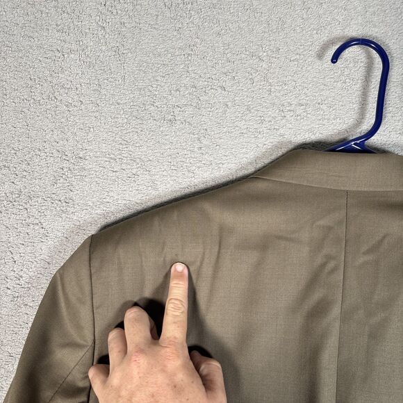 Lauren Ralph Lauren Suit‎ 2 Piece Men’s Size 44R/34W Olive Green Wool - Picture 16 of 16